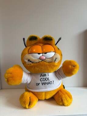 Vintage 1981 Dakin Garfield Plush Am I Cool or What? 9" Stuffed Animal